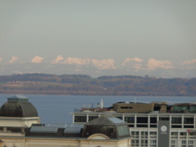 Neuchâtel coucher de soleil