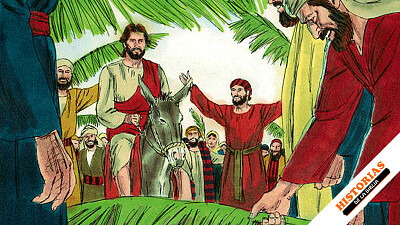 פאזל של Entrada triunfal de Jesús a Jerusalen