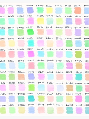 Pastel Color Swatches