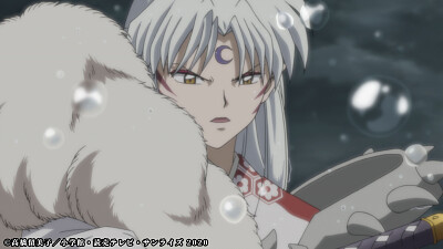 sesshomaru le piensa a dar a towa colmillo sagrado hanyo no yashahime