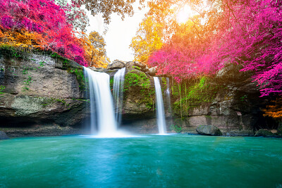 cataratas coloridas jigsaw puzzle