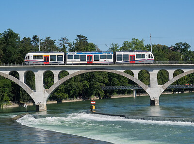 Railroad Bridge Reuss Bremergarten Switz