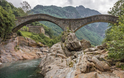 פאזל של Ticino Switzerland Bridge