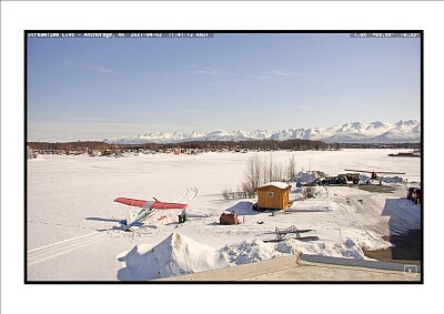 The mountains around Anchorage