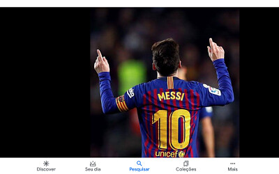 Foto do messi