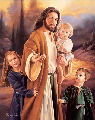 פאזל של Jesús y los niños