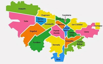 פאזל של MAPA BOGOTA