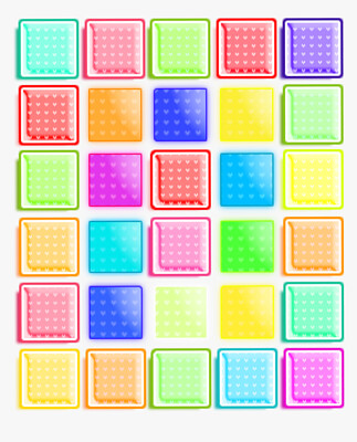 פאזל של bubble squares