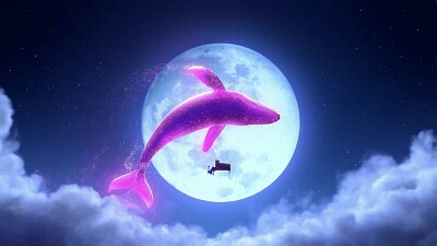 Ballena solitaria jigsaw puzzle