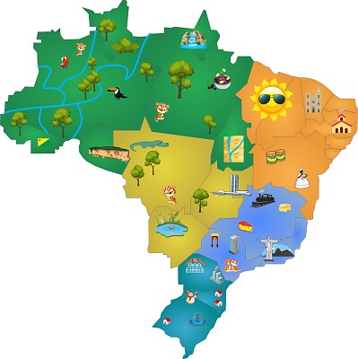 פאזל של Mapa_Brasil
