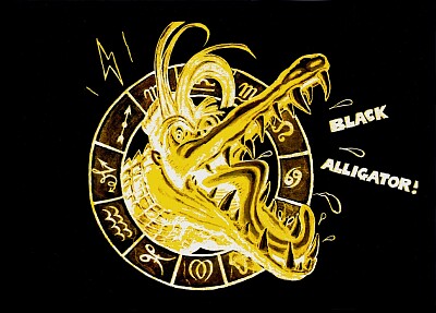BLACK ALLIGATOR / LOGO