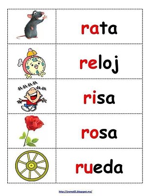 Reforzar la letra  "r "