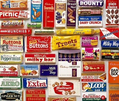 פאזל של Vintage Candy Labels