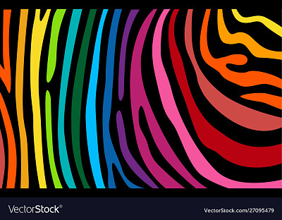 colorful horizontal abstract