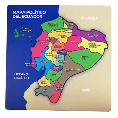 MAPA POLÍTICO DEL ECUADOR