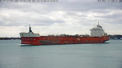 Spruceglen Freighter at Marine City