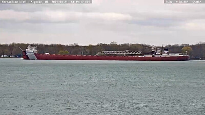 Arthur M Anderson Freighter at Algonac jigsaw puzzle