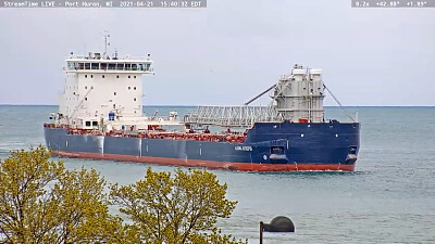 Algoma Intrepid Freighter at Port Huron