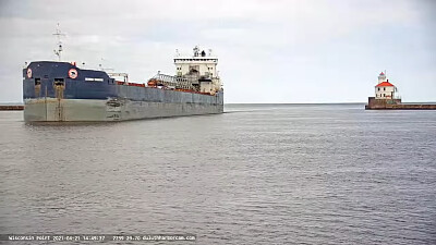 Algoma Transport Freighter at Superior