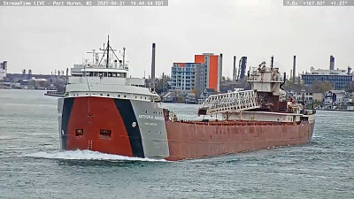 Arthur M Anderson Freighter at Port Huron jigsaw puzzle