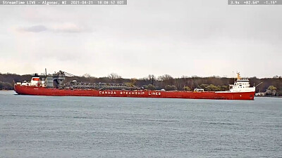 Frontenac Freighter at Algonac jigsaw puzzle