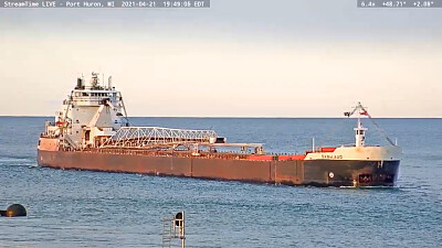 Sam Laud Freighter at Port Huron