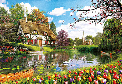 Casa en el rio jigsaw puzzle