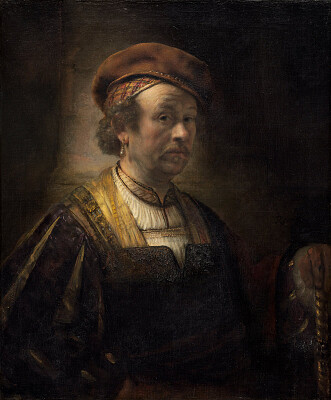 פאזל של Autorretrato - Rembrandt 1650