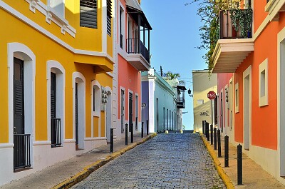 rua colorida