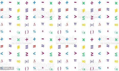 Colorful Math Symbol