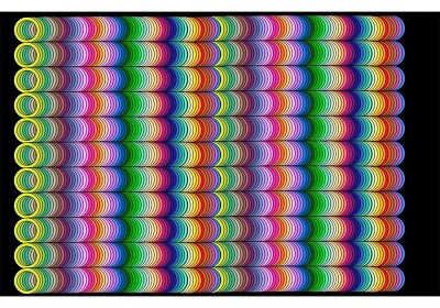 rainbow tube abstract