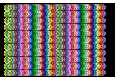 rainbow tube abstract