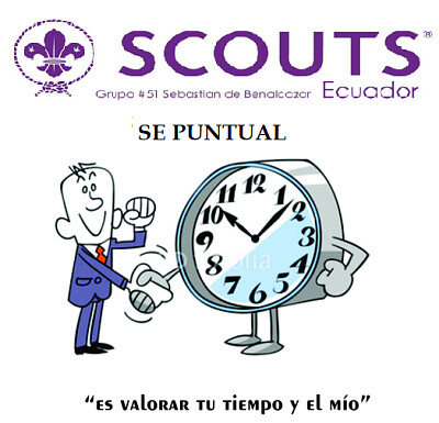 Grupo Scout 51 SDB PUNTUALIDAD