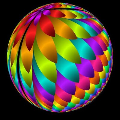 פאזל של colorful ball