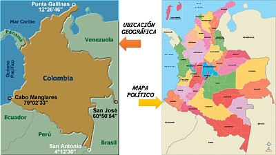 פאזל של MAPAS DE COLOMBIA