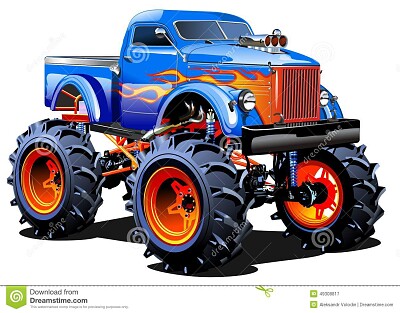 Cartoon Monster Truck 5