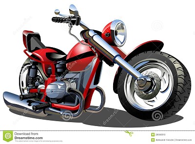 Cartoon Motorcycle 2
