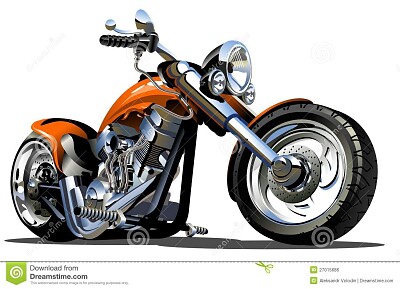 Cartoon Motorcycle 3