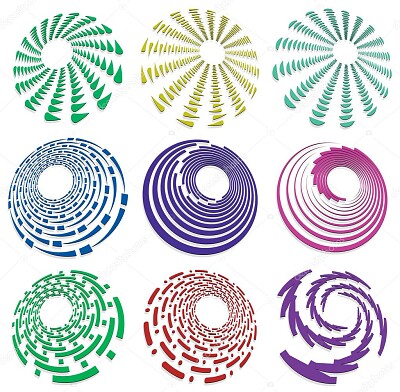 colorful swirls and twirls