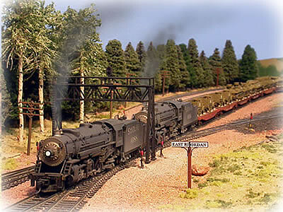 Train miniature jigsaw puzzle