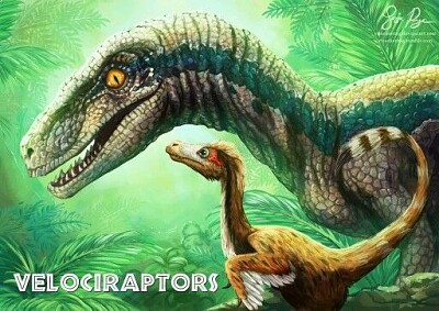פאזל של velociraptor