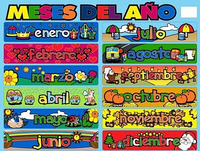 LOS MESES DEL AÑO jigsaw puzzle