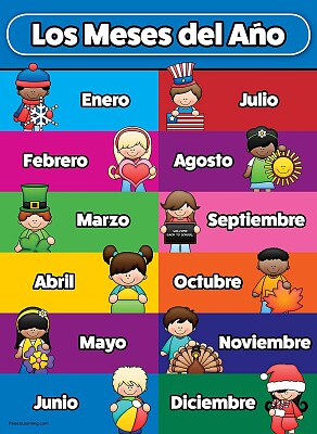 פאזל של LOS MESES DEL AÑO EN ESPAÑOL