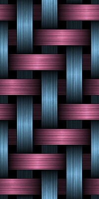 purple and pink