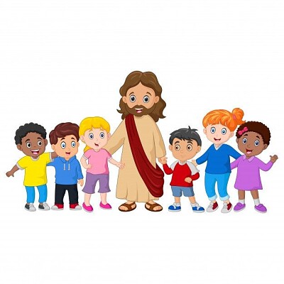 Jesus e crianças