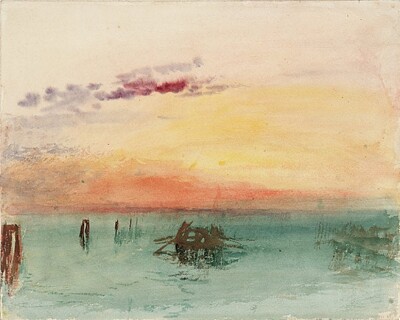 Turner tramonto in laguna