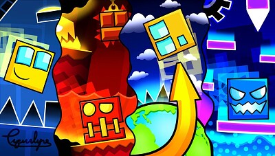 geometry dash poster