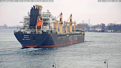  "saltie " m/v Resko southbound off of Lake Huron