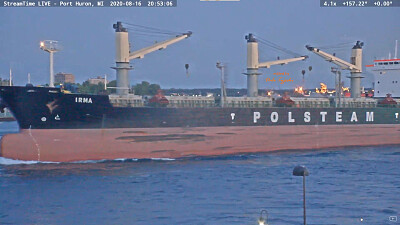  "saltie " m/v irma northbound to Lake Huron