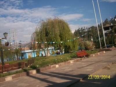 la plaza de armas de pacucha